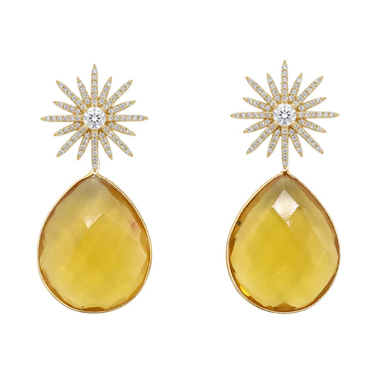 Set Matrix Pendientes Estrella Polaris y Tear Shine y Naranja Mostaza