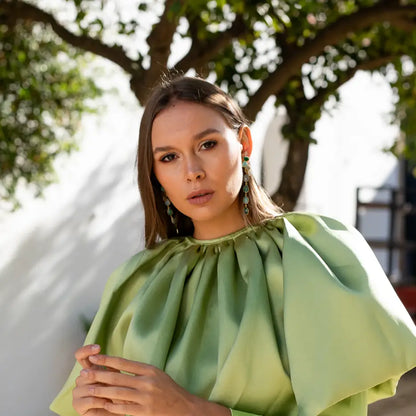 Set Matrix Pendientes Genís Small y Arix Verdes