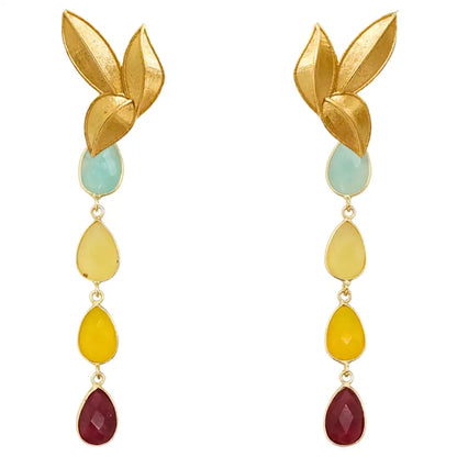 Set Matrix Pendientes Laguén y Arix Agua, Amarillos y Rubí