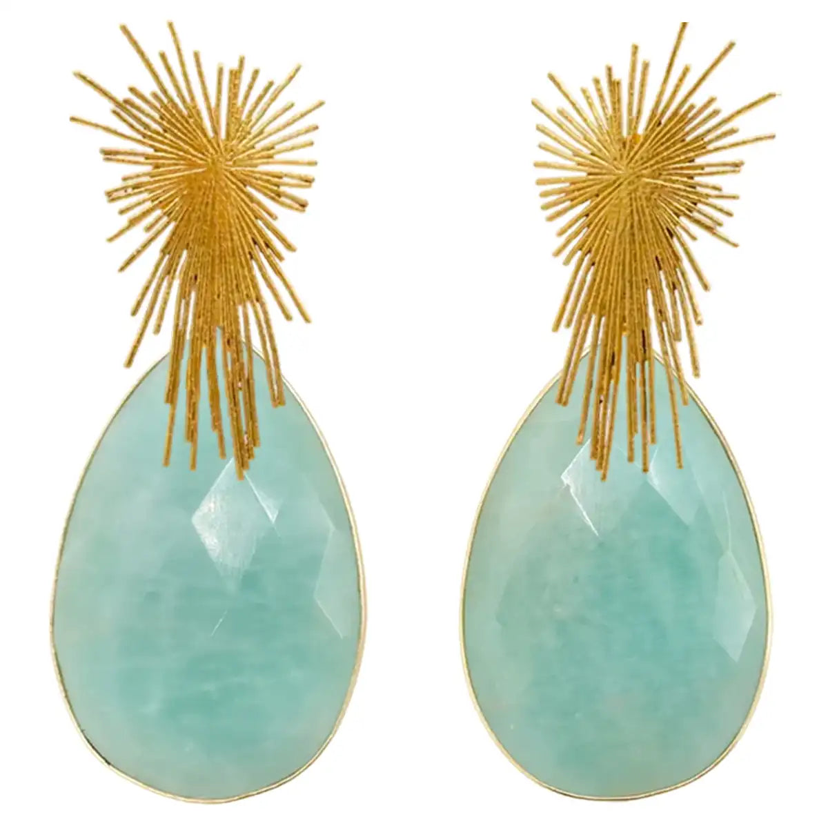 Matrix Set Sancén and Elix XL Green Earrings