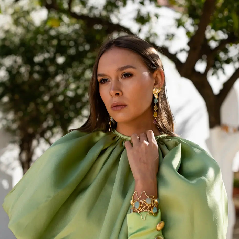 Set Matrix Pendientes Laguén y Arix Agua, Amarillos y Rubí