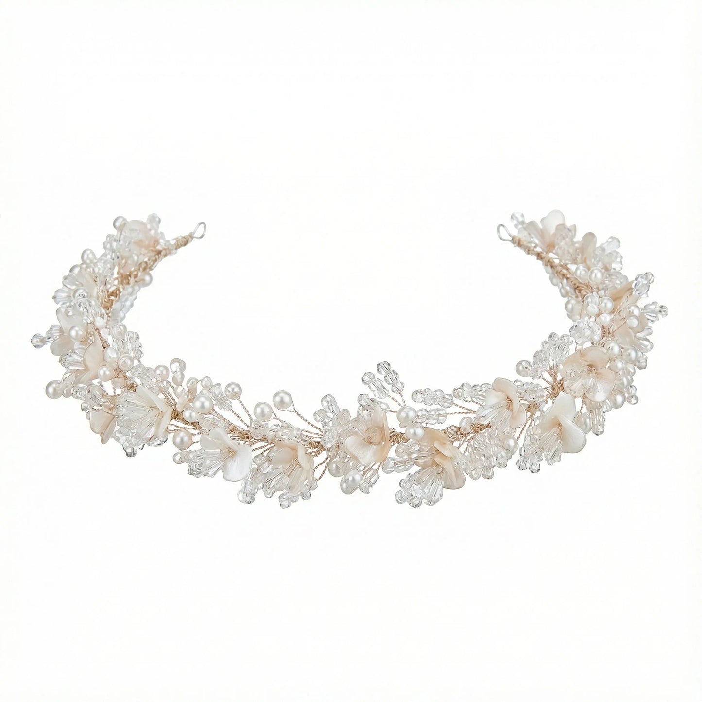 Tocado Azahar Perlas