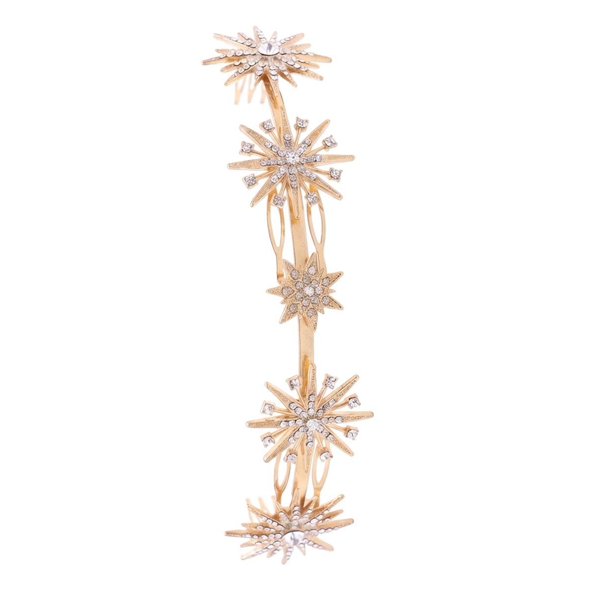Tocado Cubre Raíz Joya Estrellas Shine