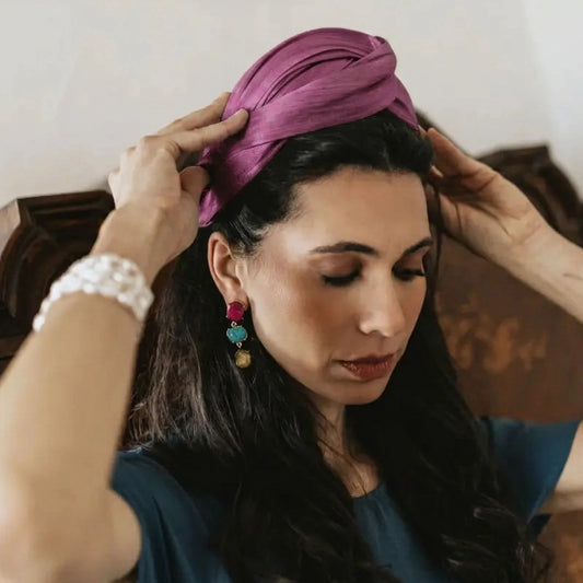 Tocado Diadema Bina Buganvilla