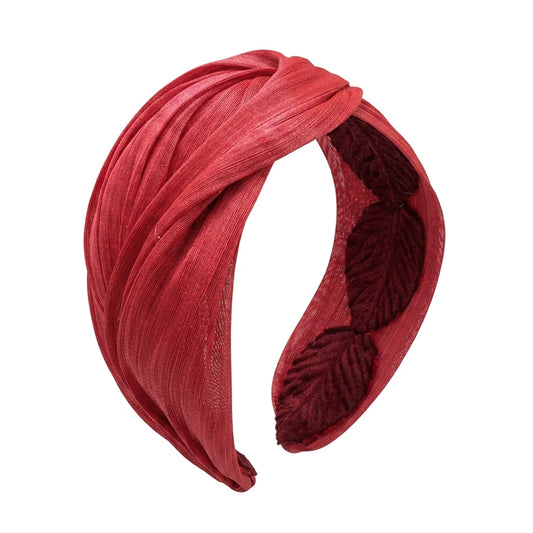 Tocado Diadema Bina Rojo fresa