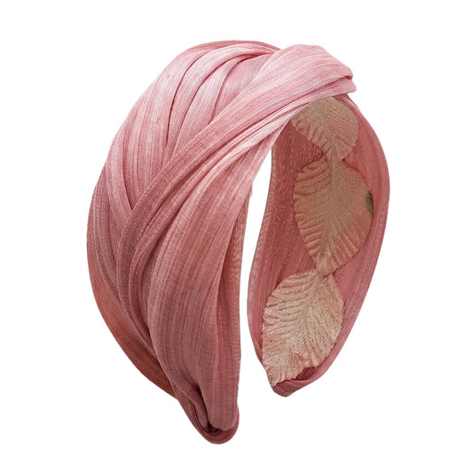 Tocado Diadema Bina Rosa Dark