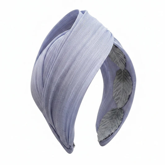 Tocado Diadema Lora Azul lavanda