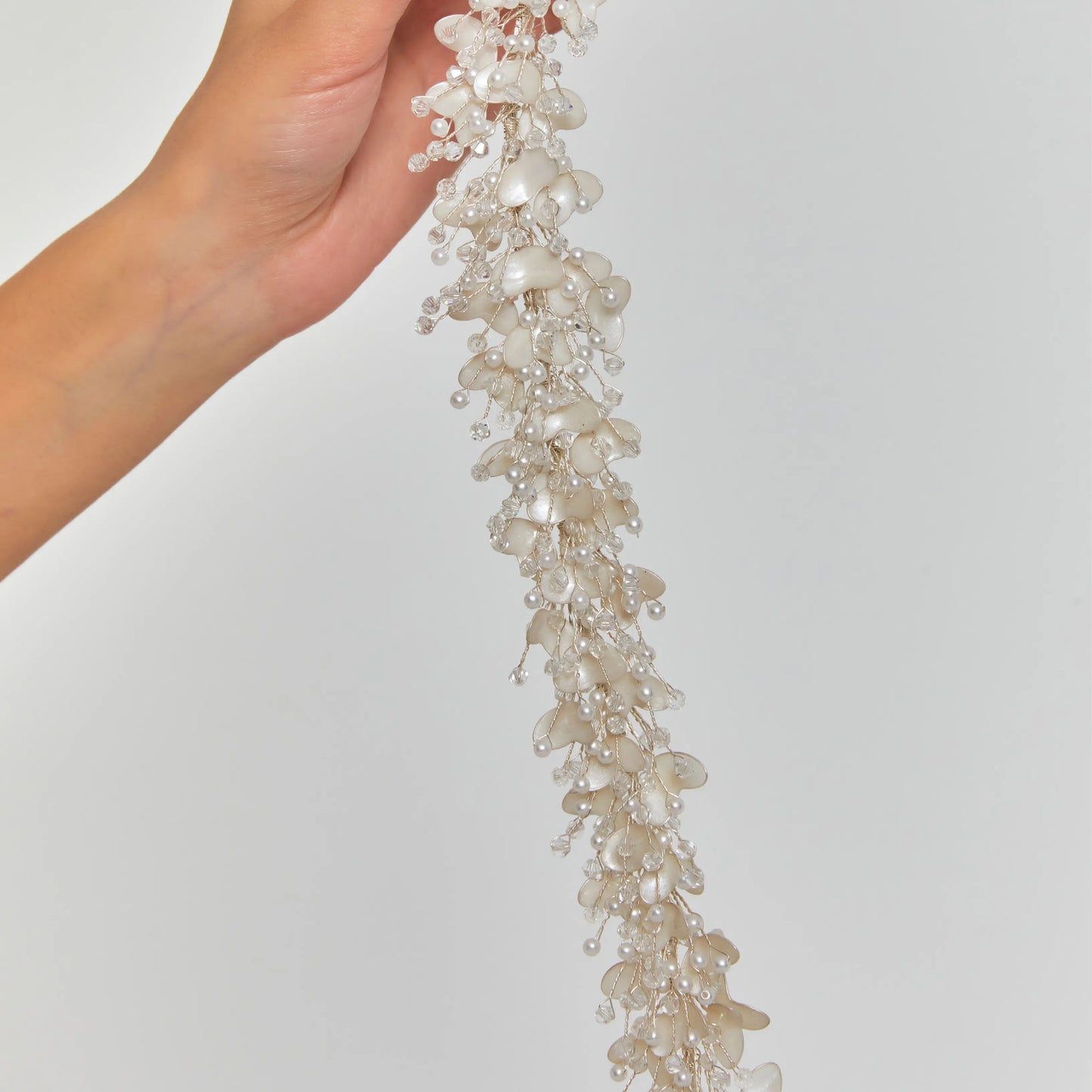 Tocado Imperio Perlas