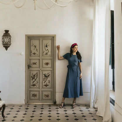Tocado Diadema Lora Fucsia