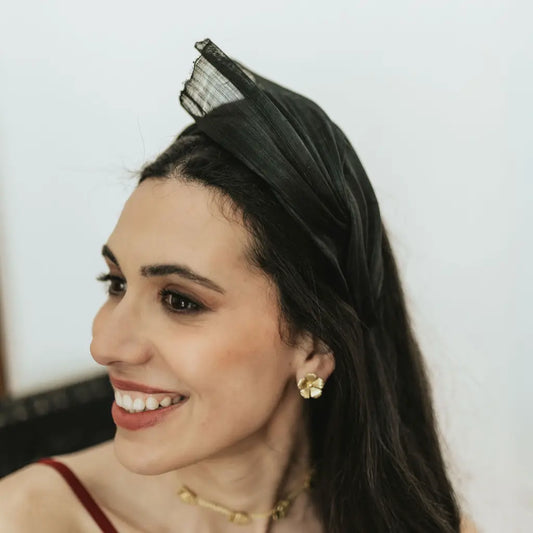 Tocado Diadema Tutua Negro
