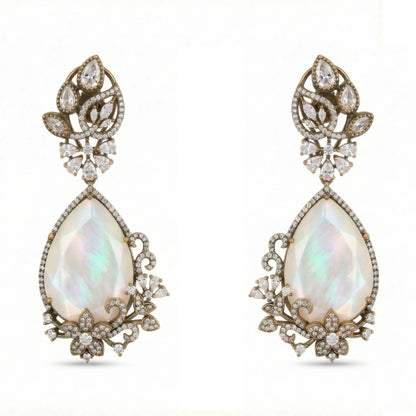 Venta Flash Vintage Pendientes Poe Ed. Limitada Shine Blanco