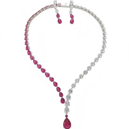 Venta Flash Vintage Conjunto Rubina Ed. Limitada Plata Fucsia y Shine