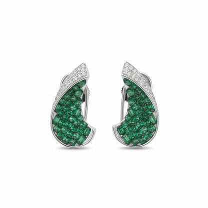 Venta Flash Vintage Pendientes Caleido Ed. Limitada Plata Verde