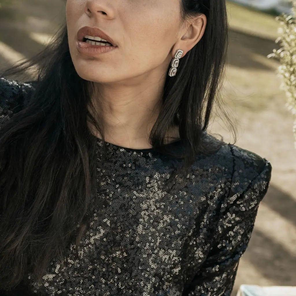 Venta Flash Vintage Pendientes Clareon Ed. Limitada Plata Shine