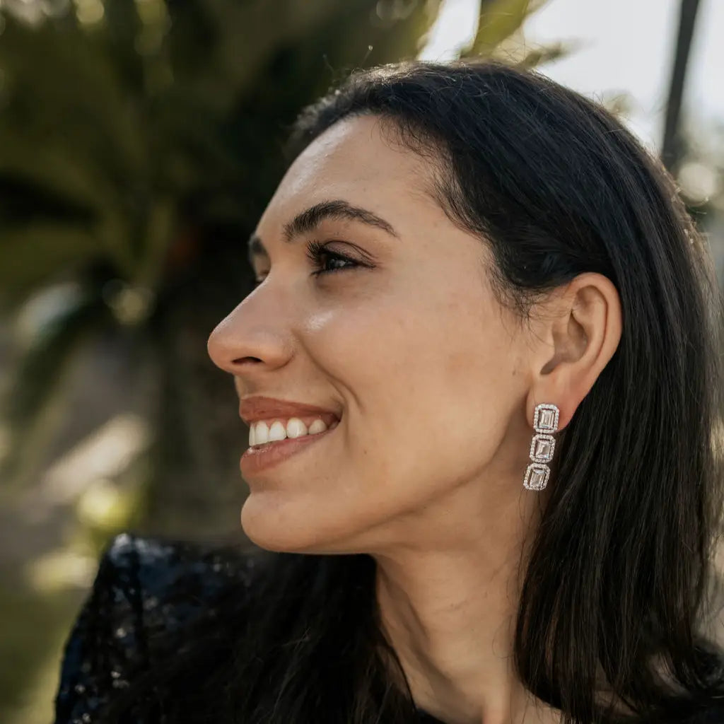 Venta Flash Vintage Pendientes Clareon Ed. Limitada Plata Shine