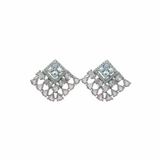 Venta Flash Vintage Pendientes Cristalix Ed. Limitada Plata Shine
