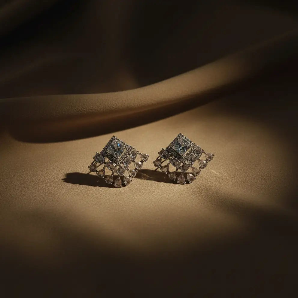 Venta Flash Vintage Pendientes Cristalix Ed. Limitada Plata Shine