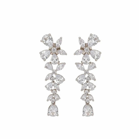 Venta Flash Vintage Pendientes Cristava Ed. Limitada Plata Sine