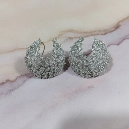 Venta Flash Vintage Pendientes Giamera Ed. Limitada Plata Shine