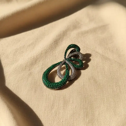 Venta Flash Vintage Pendientes Lazzo Ed. Limitada Cromo Verde y Shine