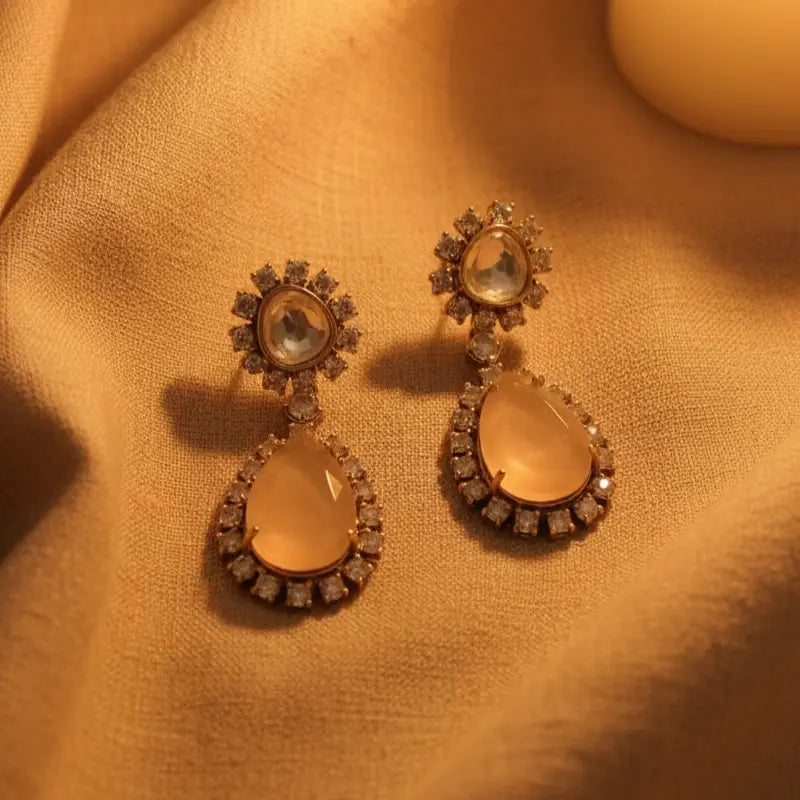 Venta Flash Vintage Pendientes Opale Ed. Limitada Shine y Beige