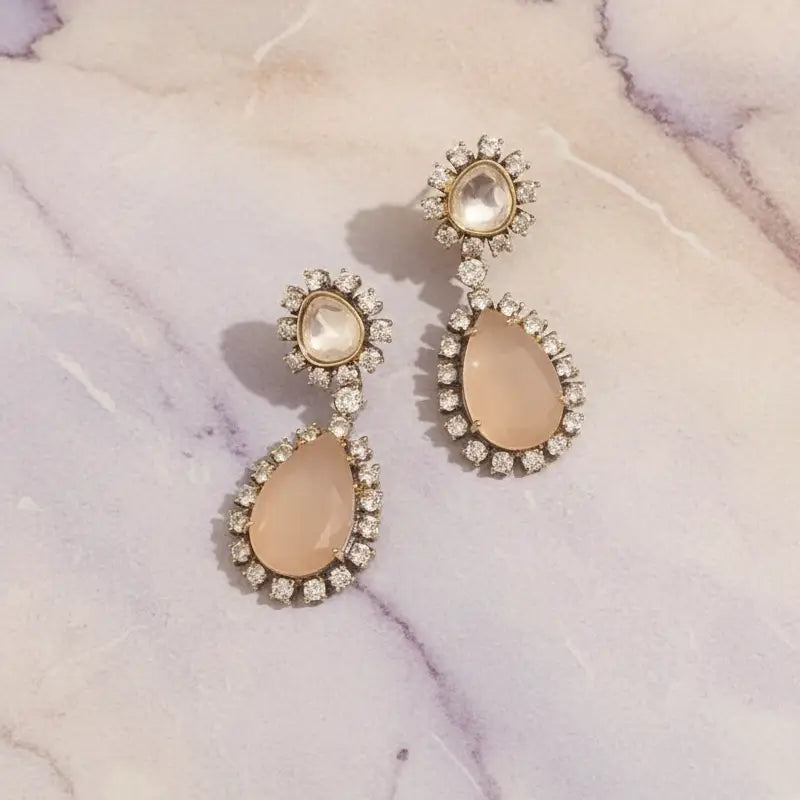 Venta Flash Vintage Pendientes Opale Ed. Limitada Shine y Beige