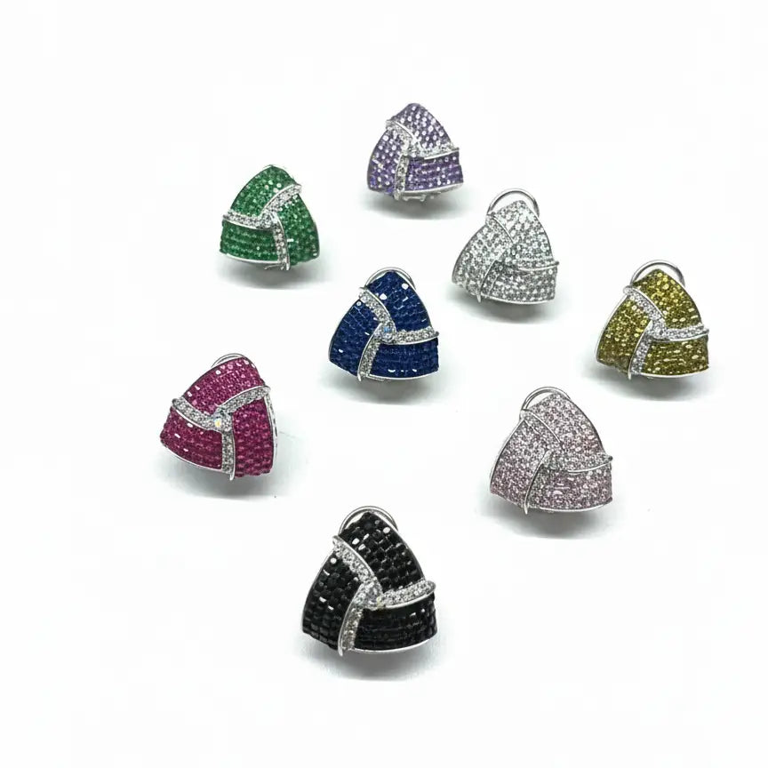 Venta Flash Vintage Pendientes Zira Ed. Limitada Plata Verde