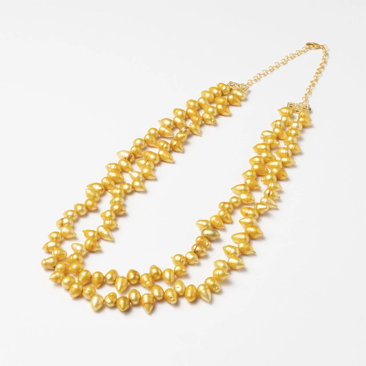 Collar Duo Solimoes Amarillo Mostaza