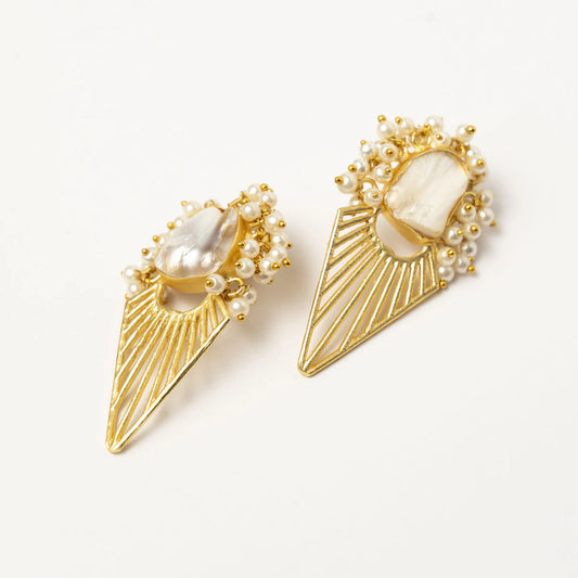 Pendientes Tresor Playa Ed. Limitada Perla - imperfección