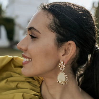 Venta Flash Vintage Pendientes Poe Ed. Limitada Shine Blanco