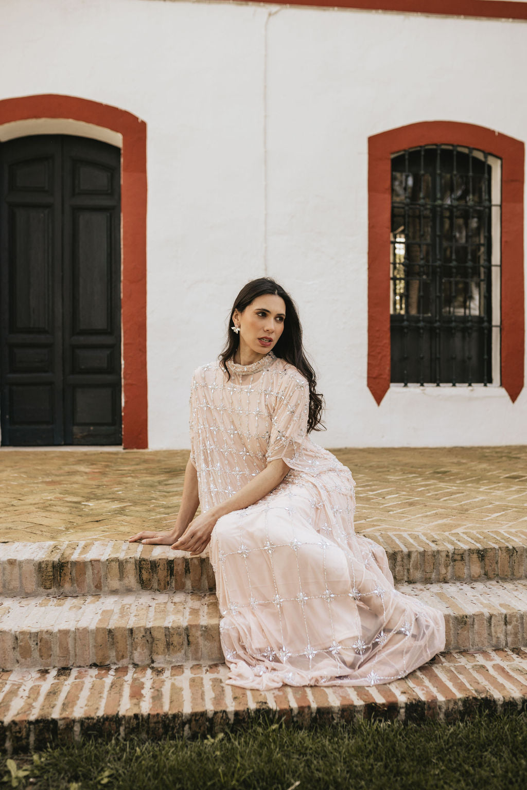 Vestido Joya Zaria Rosa claro Shine