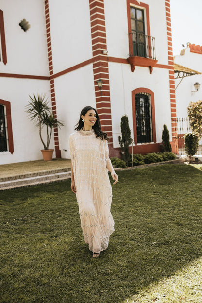 Vestido Joya Zaria Rosa claro Shine