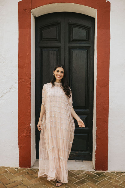 Vestido Joya Zaria Rosa claro Shine