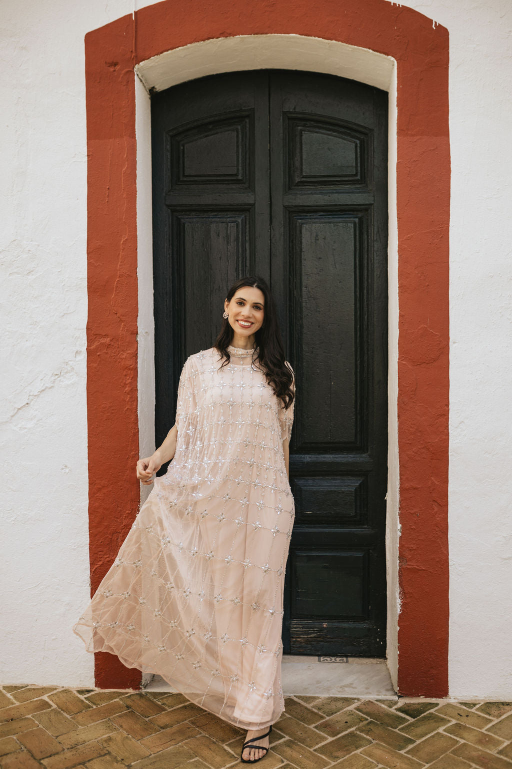 Vestido Joya Zaria Rosa claro Shine