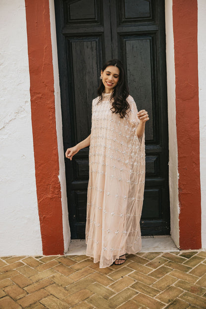 Vestido Joya Zaria Rosa claro Shine