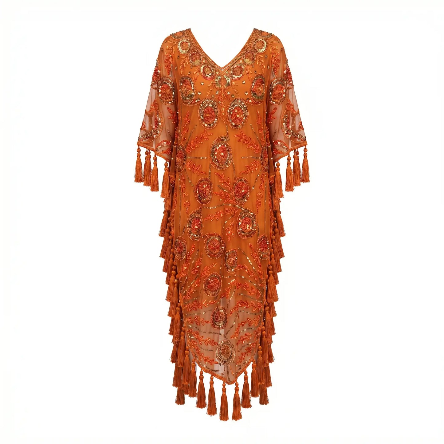 Vestido Kaftan Joya Yasmin Naranja
