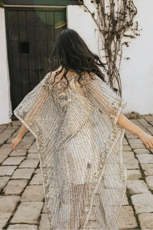 Vestido Kaftán Erika Azul
