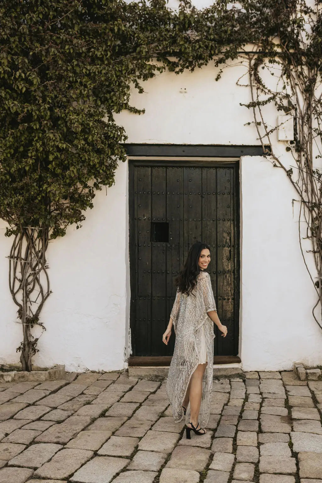 Vestido Kaftán Erika Azul