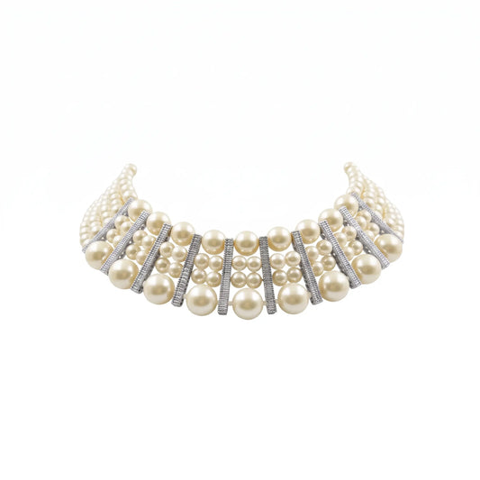 Vintage Collar Nobleza Ed. Limitada Plata Perlas