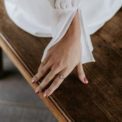 Anillo Amelie Piedra Lunar