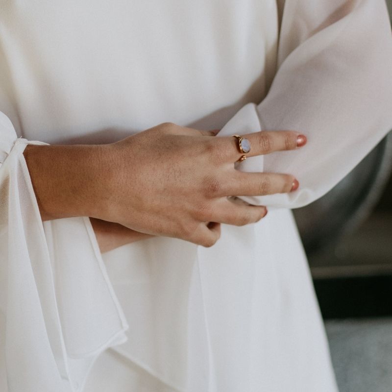 Anillo Amelie Piedra Lunar