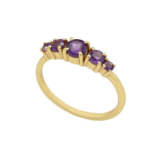 Anillo Vichy Morado