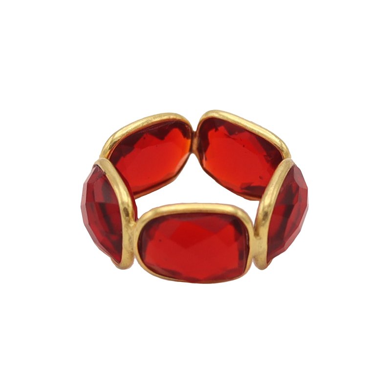 Anillo Oversize Rojo