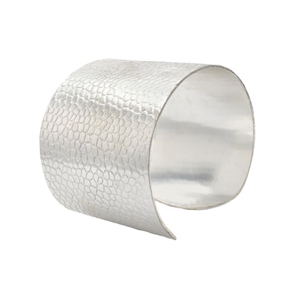 Brazalete Tasos Textura Plata