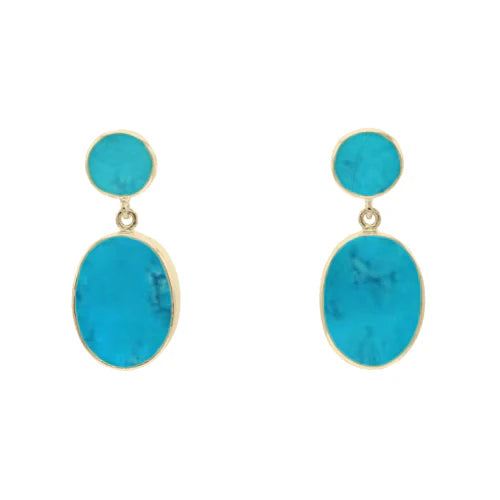 Pendientes Rupia Iconic Ed. Limitada Pulido Turquesa