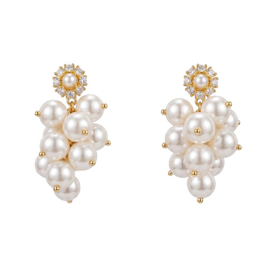 Pendientes Clarity Shine Perlas