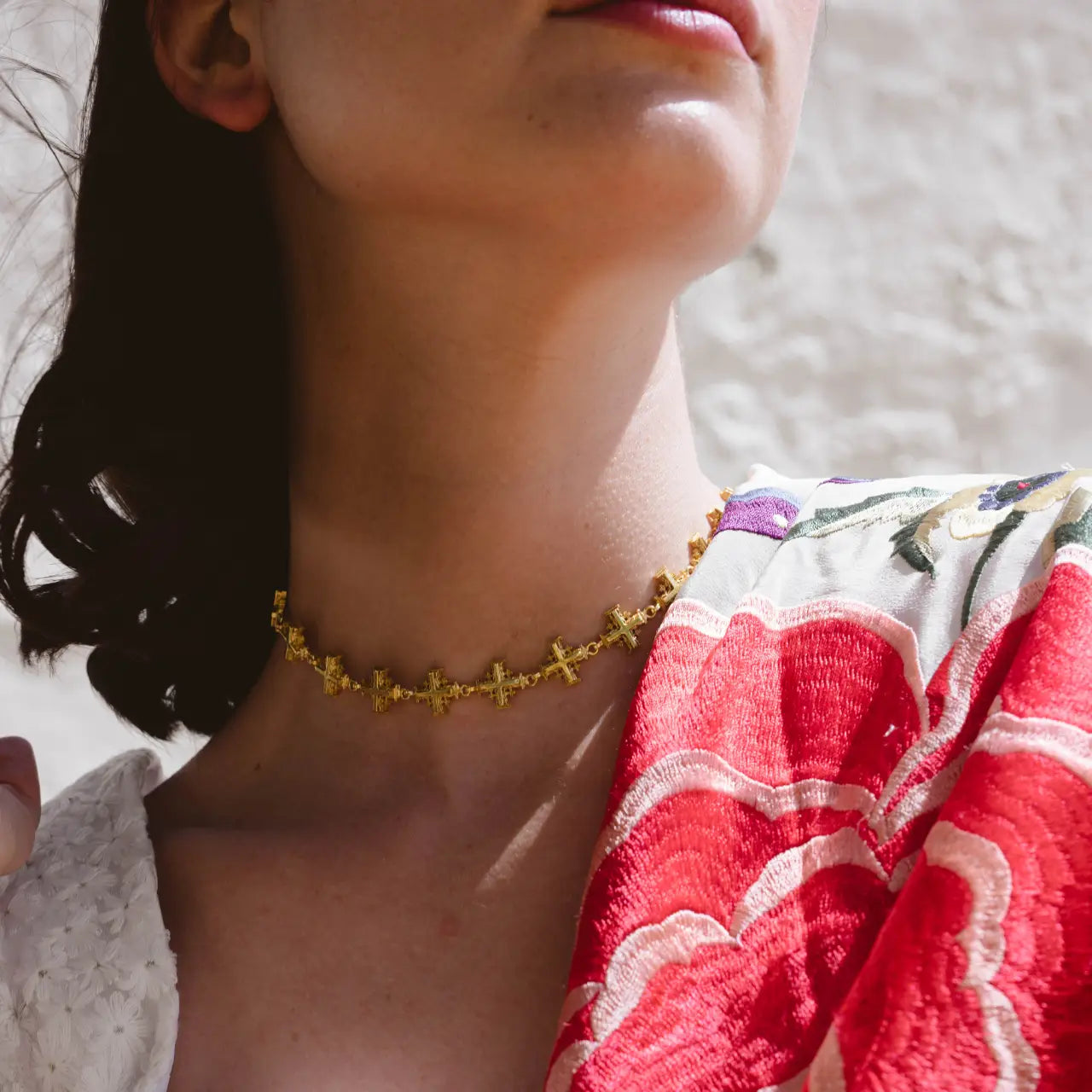 Choker Multi Cruces