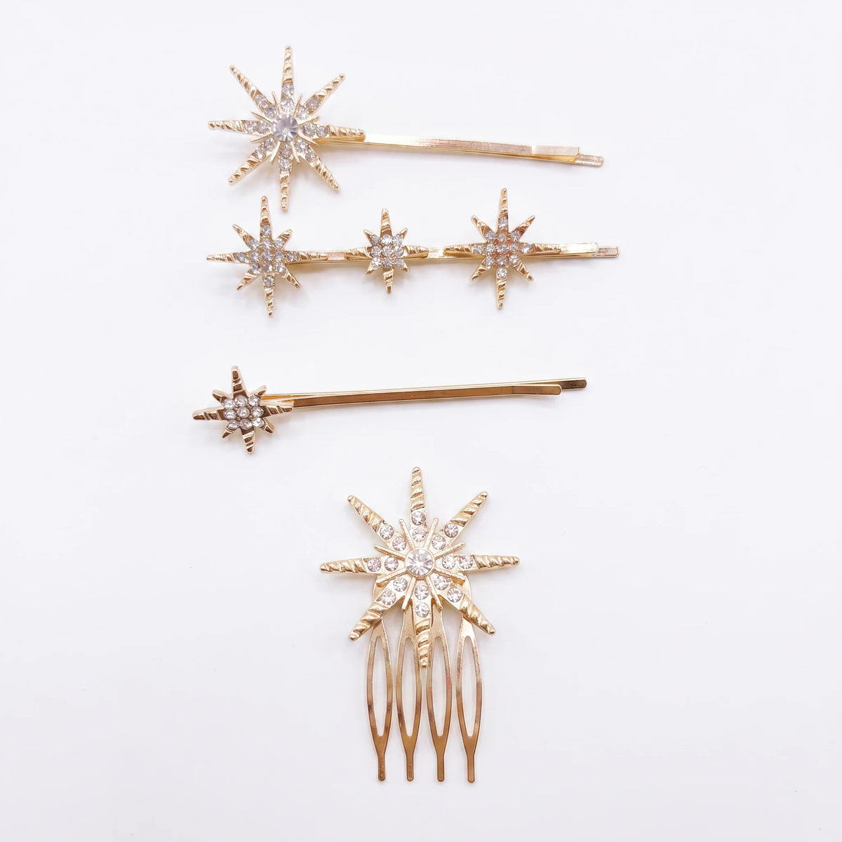 Conjunto Horquillas Estrellas Universe Shine