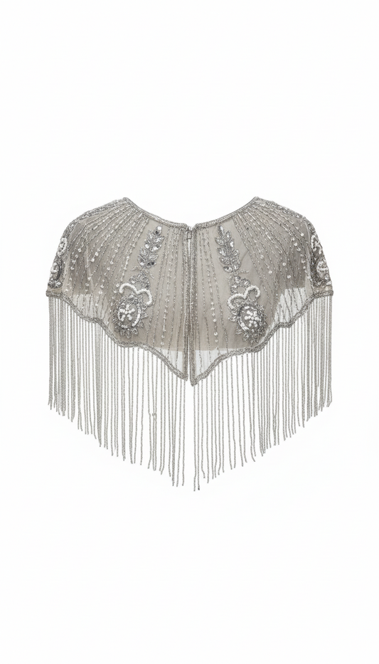 Capa Joya Azahara Blanco Crema y Plata