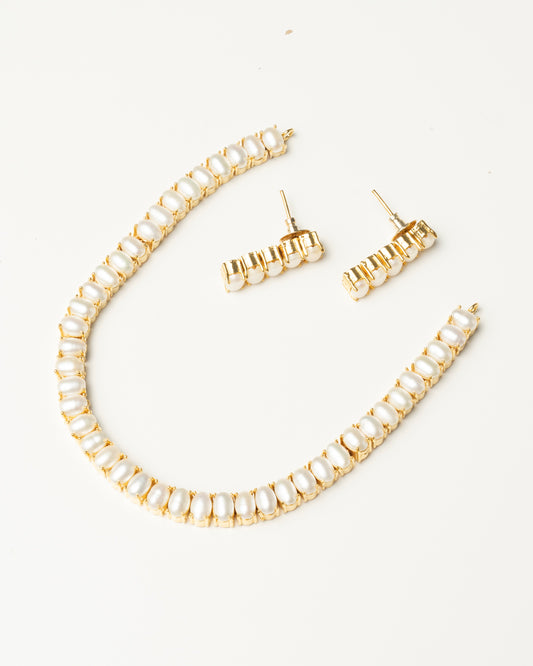 Venta Flash Vintage Conjunto Perle Luma Ed. Limitada Perla (sin cadena)